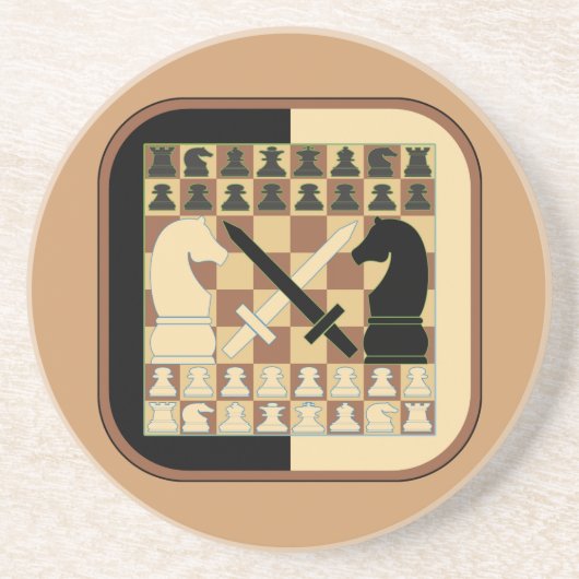 SCHACH GETRÄNKEUNTERSETZER (Vorne)