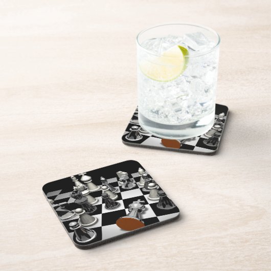 Schach Getränkeuntersetzer (Rechte Seite)