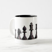Schach-GrenzTasse Zweifarbige Tasse (Vorderseite Links)