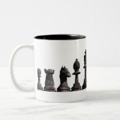 Schach-GrenzTasse Zweifarbige Tasse (Links)