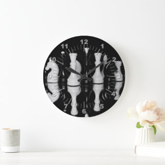 Schach Große Wanduhr