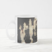 Schach Grunge Mattiert Glass Tasse (Links)