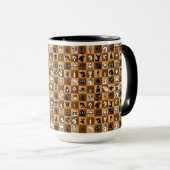 Schach-Handwerk Tasse (VorderseiteRechts)