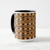Schach-Handwerk Tasse (Vorderseite Links)