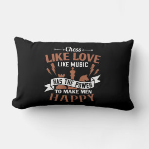 Schach hat den Power, Männer glücklich zu machen Lendenkissen