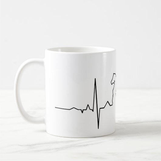 Schach Heartbeat Kaffeetasse (Links)