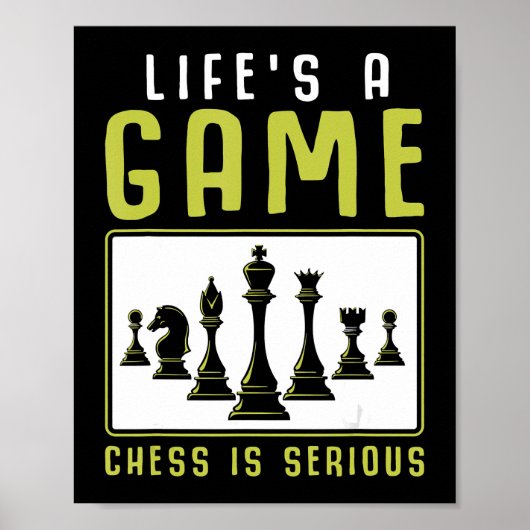 Schach Heartbeat Schach Master Schach Club Poster (Vorne)