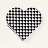 Schach-Herz-Notebook Notizblock (Vorderseite)