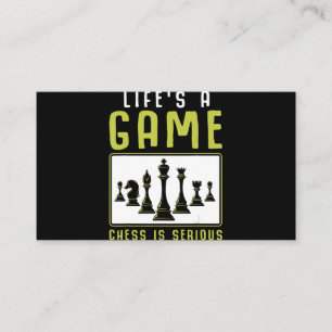 Schach Herzschlag Schachmeister Schachclub Visitenkarte