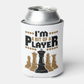 Schach Ich bin ein bisschen ein Spieler Dosenkühler (Kanne Vorderseite)