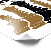 Schach Ich bin ein bisschen ein Spieler Fotodruck (Ecke)