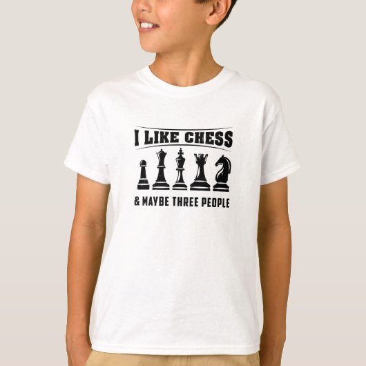Schach - Ich mag Schach T-Shirt (Vorderseite)