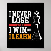 Schach ich nie verlieren, entweder gewinne ich ode
