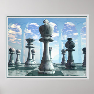 Schach II Poster
