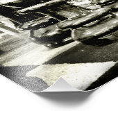 Schach in Schwarz und Weiß Fotodruck (Ecke)