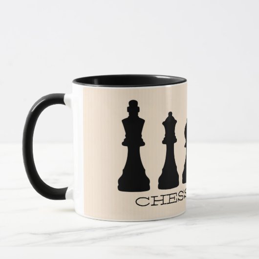 Schach ist die Tasse des Lebens (Links)