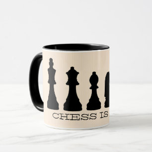 Schach ist die Tasse des Lebens