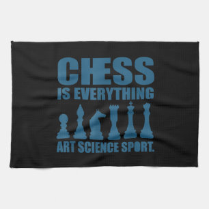 Schach Ist Kunst Wissenschaft Sport Geschenk Fraue Geschirrtuch