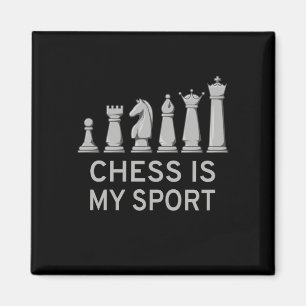 Schach ist mein Sport Magnet