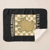 Schach ist mentale Folter Sherpadecke (Vorderseite (Horizontal))