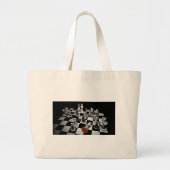 Schach Jumbo Stoffbeutel (Vorne)