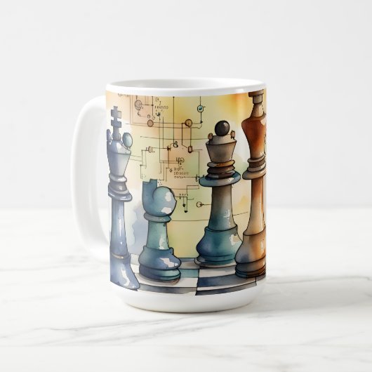 Schach Kaffeetasse (Vorderseite Links)