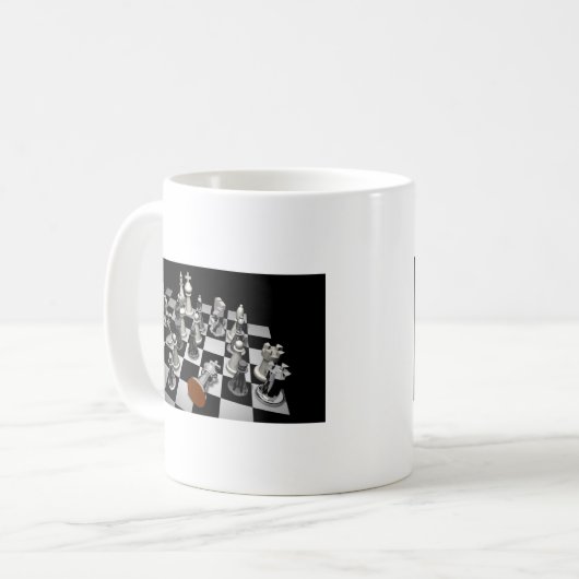 Schach Kaffeetasse (Vorderseite Links)