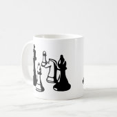 Schach Kaffeetasse (Vorderseite Links)