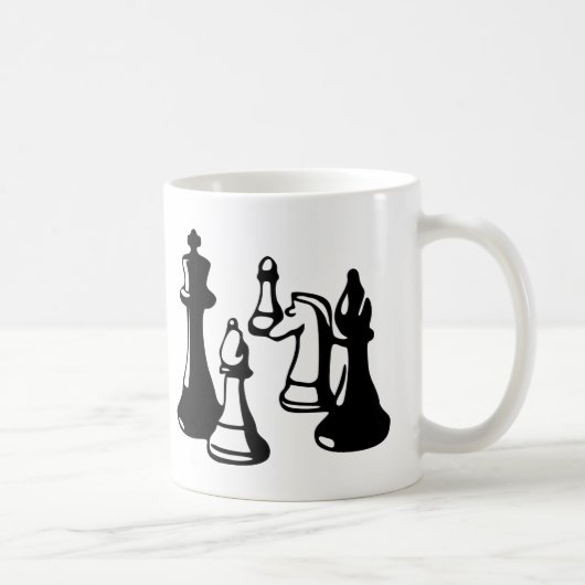 Schach Kaffeetasse (Rechts)