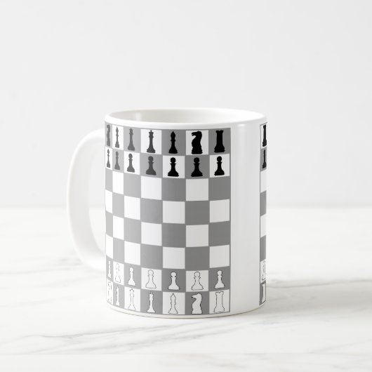 Schach Kaffeetasse (Vorderseite Links)