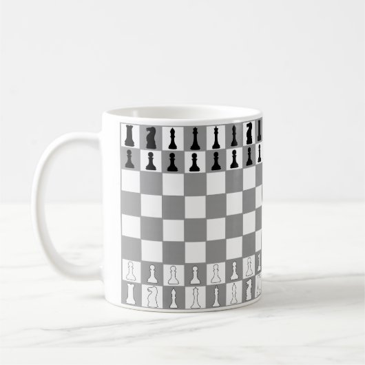 Schach Kaffeetasse (Links)