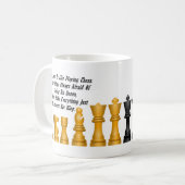 Schach Kaffeetasse (Vorderseite Links)