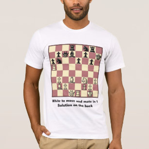 Schach-Kamerad in 1 grundlegendem T - Shirt des