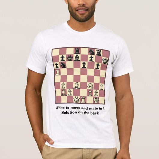Schach-Kamerad in 1 grundlegendem T - Shirt des (Vorderseite)