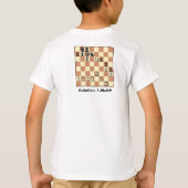 Schach-Kamerad in 1 Puzzlespiel #3 scherzt T - T-Shirt (Rückseite)