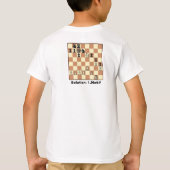 Schach-Kamerad in 1 Puzzlespiel #3 T-Shirt (Rückseite)