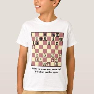 Schach-Kamerad in 1 Puzzlespiel #4 scherzt T - T-Shirt