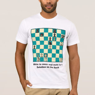 Schach-Kamerad in 1 T - Shirt des Puzzlespiel-#1