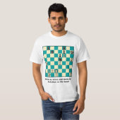 Schach-Kamerad in 1 Wert-T - Shirt des (Vorne ganz)