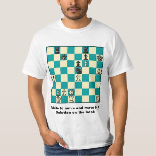 Schach-Kamerad in 1 Wert-T - Shirt des