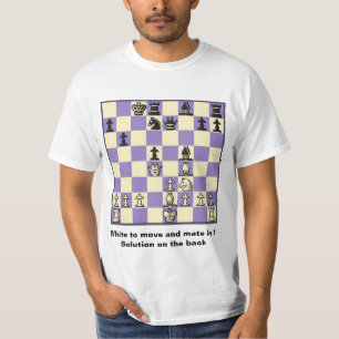 Schach-Kamerad in 1 Wert-T - Shirt des