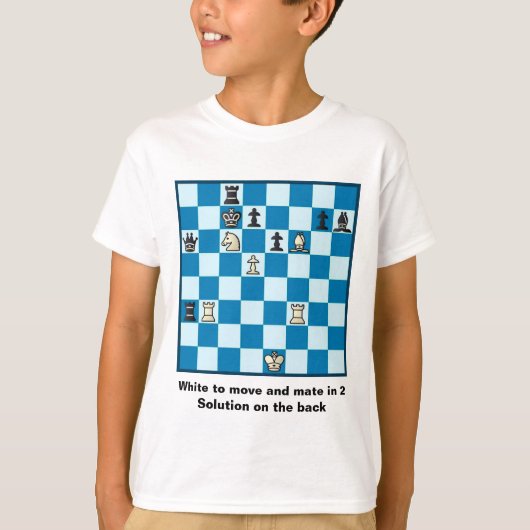 Schach-Kamerad in 2 Puzzlespiel #1 T-Shirt (Vorderseite)