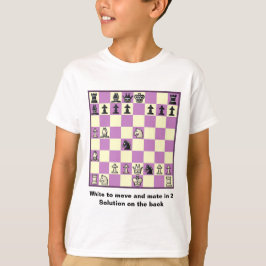 Schach-Kamerad in 2 Puzzlespiel #3 T-Shirt