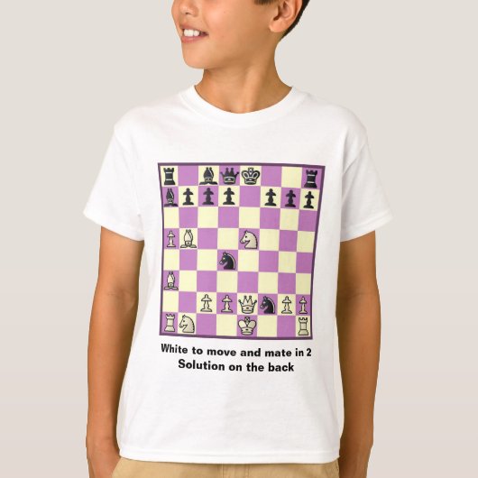Schach-Kamerad in 2 Puzzlespiel #3 T-Shirt (Vorderseite)