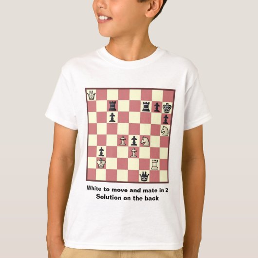Schach-Kamerad in 2 Puzzlespiel #6 T-Shirt (Vorderseite)