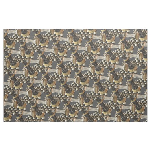 Schach-Kampf-Schach-Brett Stoff (Fat Quarter (45,7 x 55,9 cm))