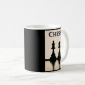 Schach Karo Mate, Schachspieler Kaffeetasse (VorderseiteRechts)