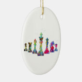 Schach Keramik Ornament (Rechts)