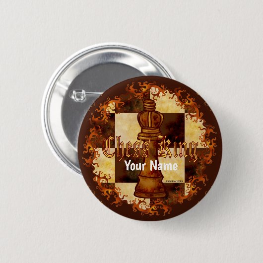 Schach King Button (Vorne & Hinten)