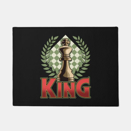 Schach King Fußmatte (Vorderseite)